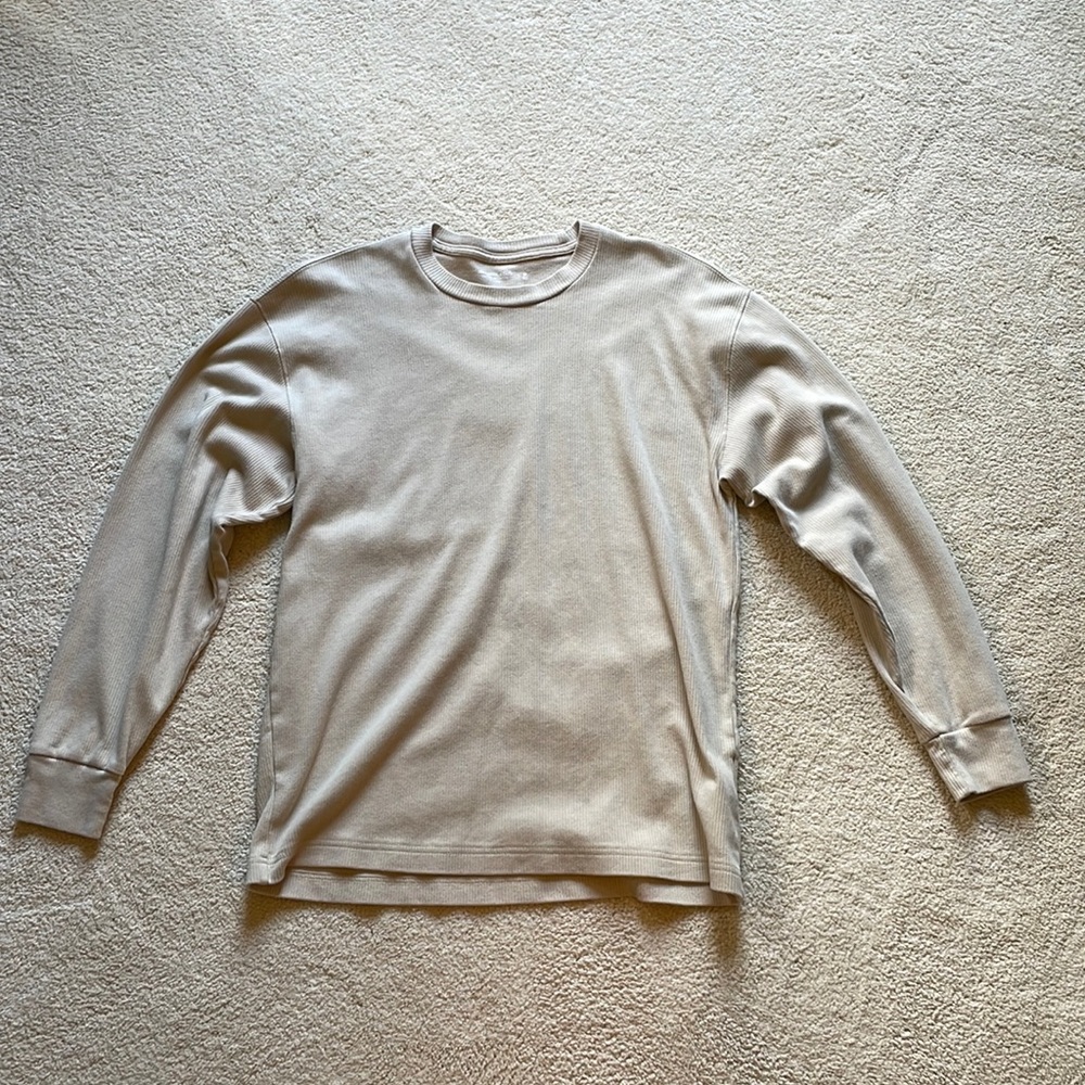 Abercrombie & Fitch Ribbed Long Sleeve Shirt